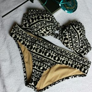 J.crew bikini Geometric Print Size Small